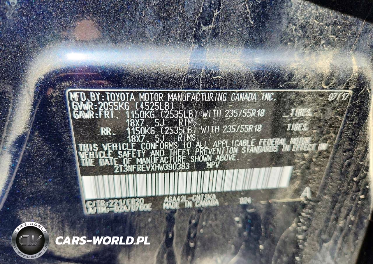 2017 Toyota Rav4 Se VIN:2T3NFREVXHW390383 - 13