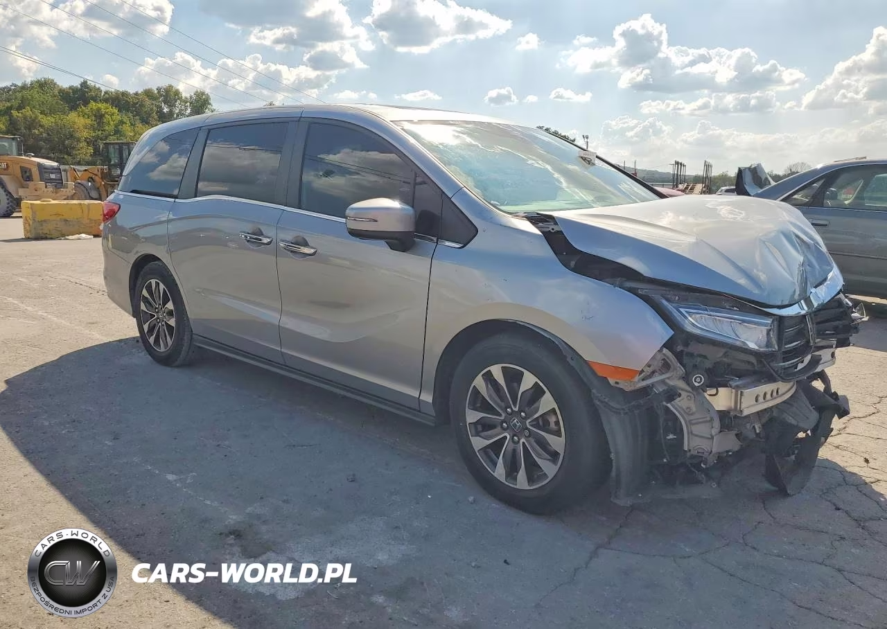 2022 Honda Odyssey Exl VIN:5FNRL6H76NB001911 - 4
