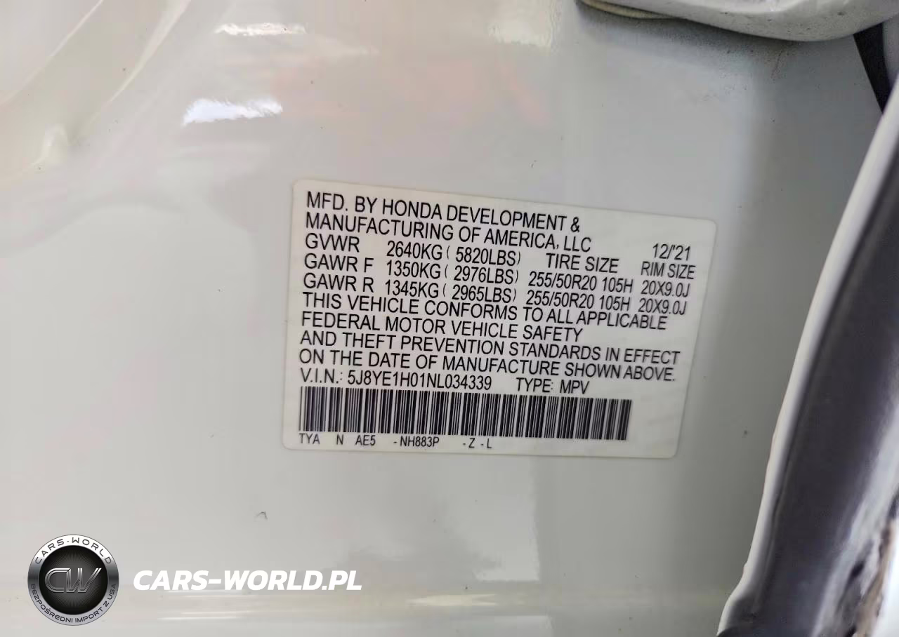 2022 Acura Mdx A-Spec VIN:5J8YE1H01NL034339 - 12