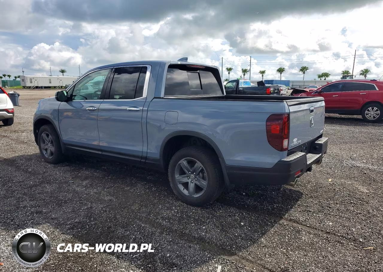 2022 Honda Ridgeline Rtl VIN:5FPYK3F76NB032387 - 2