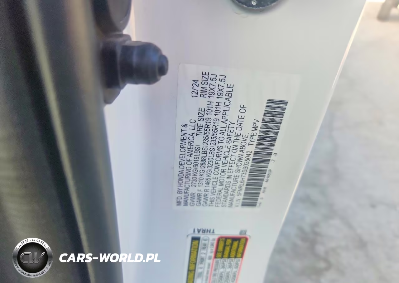 2025 Honda Odyssey Sport-L VIN:5FNRL6H73SB035042 - 14