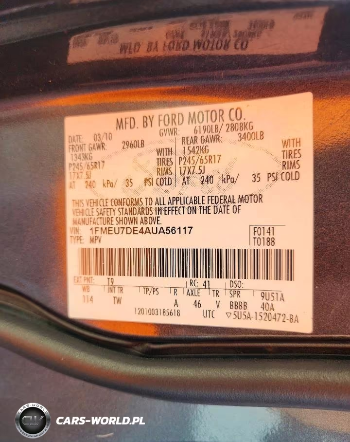 2010 Ford Explorer Xlt VIN:1FMEU7DE4AUA56117 - 13