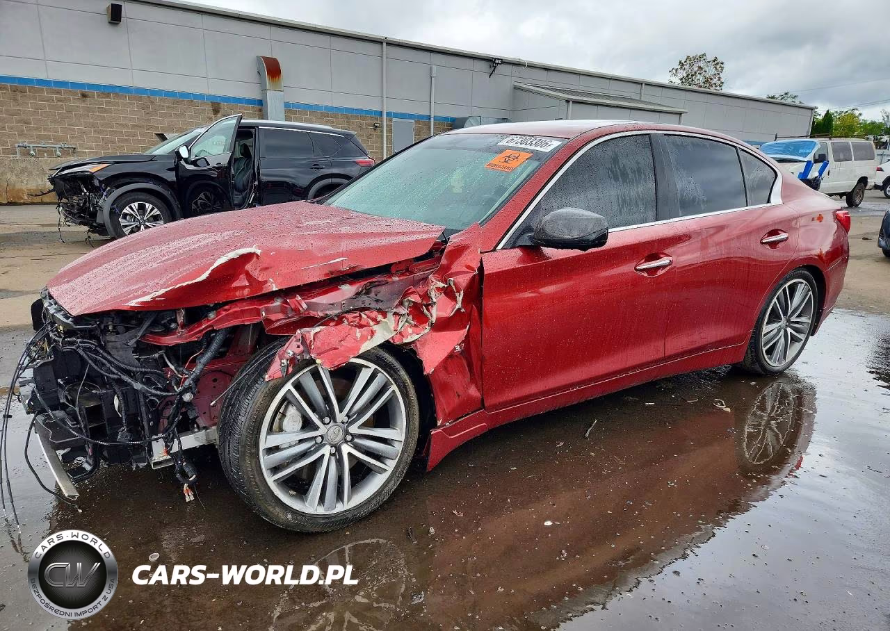 2014 Infiniti Q50 Sport VIN:JN1BV7AR8EM681950 - 1