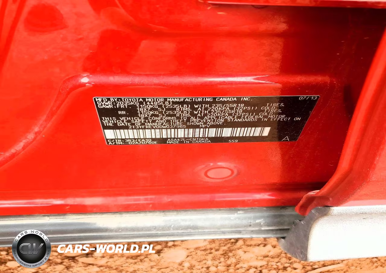 2013 Toyota Rav4 Limited VIN:2T3YFREV0DW037965 - 12