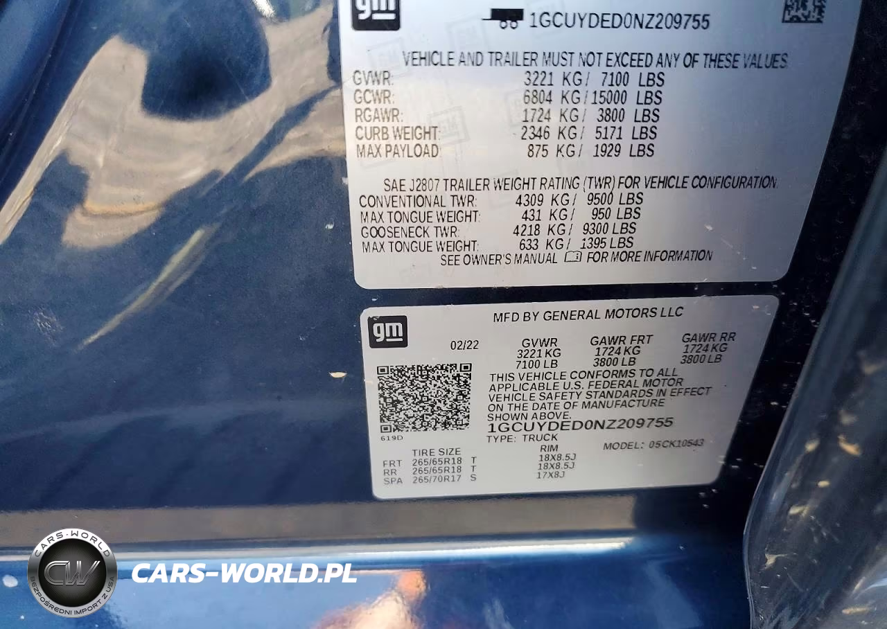 2022 Chevrolet Silverado Ltd K1500 Lt VIN:1GCUYDED0NZ209755 - 12