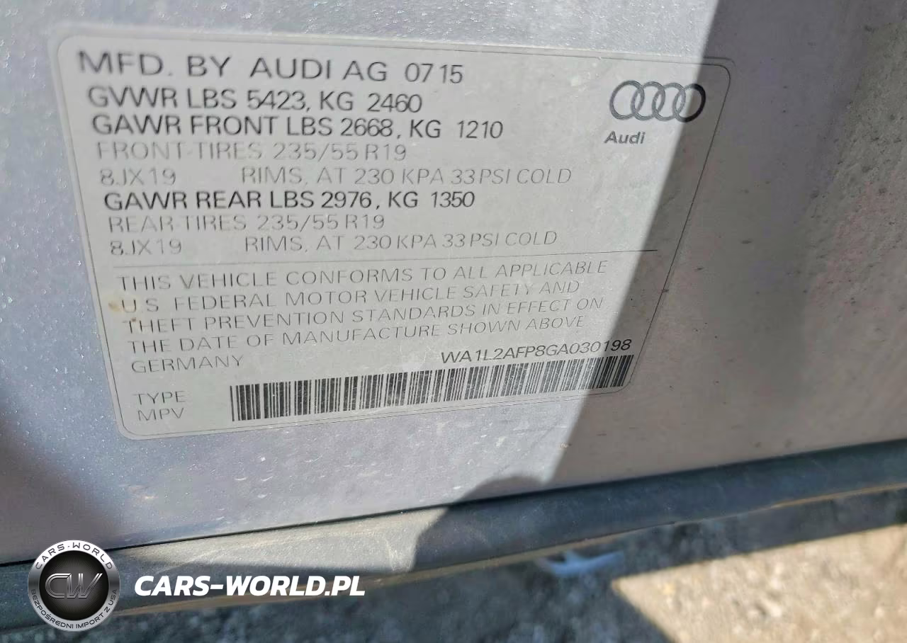 2016 Audi Q5 Premium Plus VIN:WA1L2AFP8GA030198 - 13