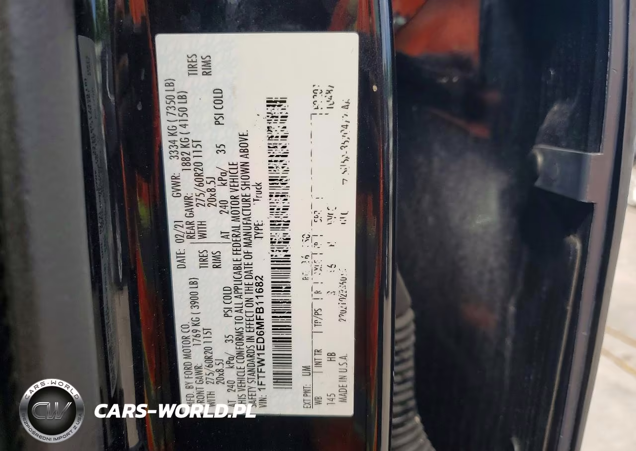2021 Ford F150 Supercrew VIN:1FTFW1ED6MFB11682 - 12