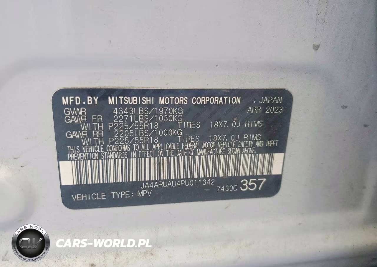 2023 Mitsubishi Outlander Sport S-Se VIN:JA4ARUAU4PU011342 - 13