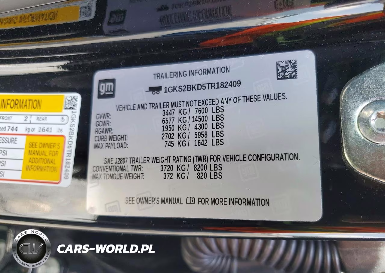 2026 GMC Yukon Elevation VIN:1GKS2BKD5TR182409 - 13