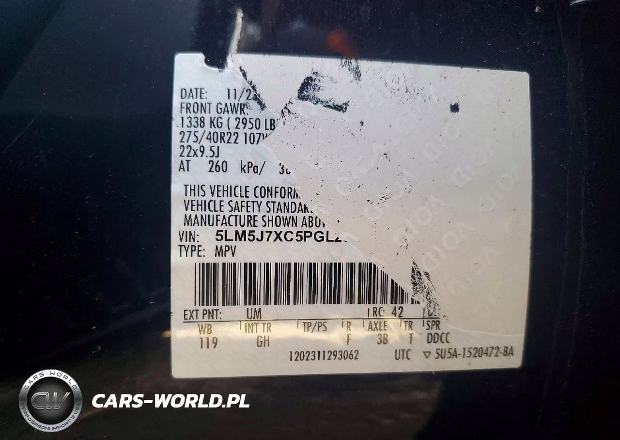 2023 Lincoln Aviator Reserve VIN:5LM5J7XC5PGL28651 - 13
