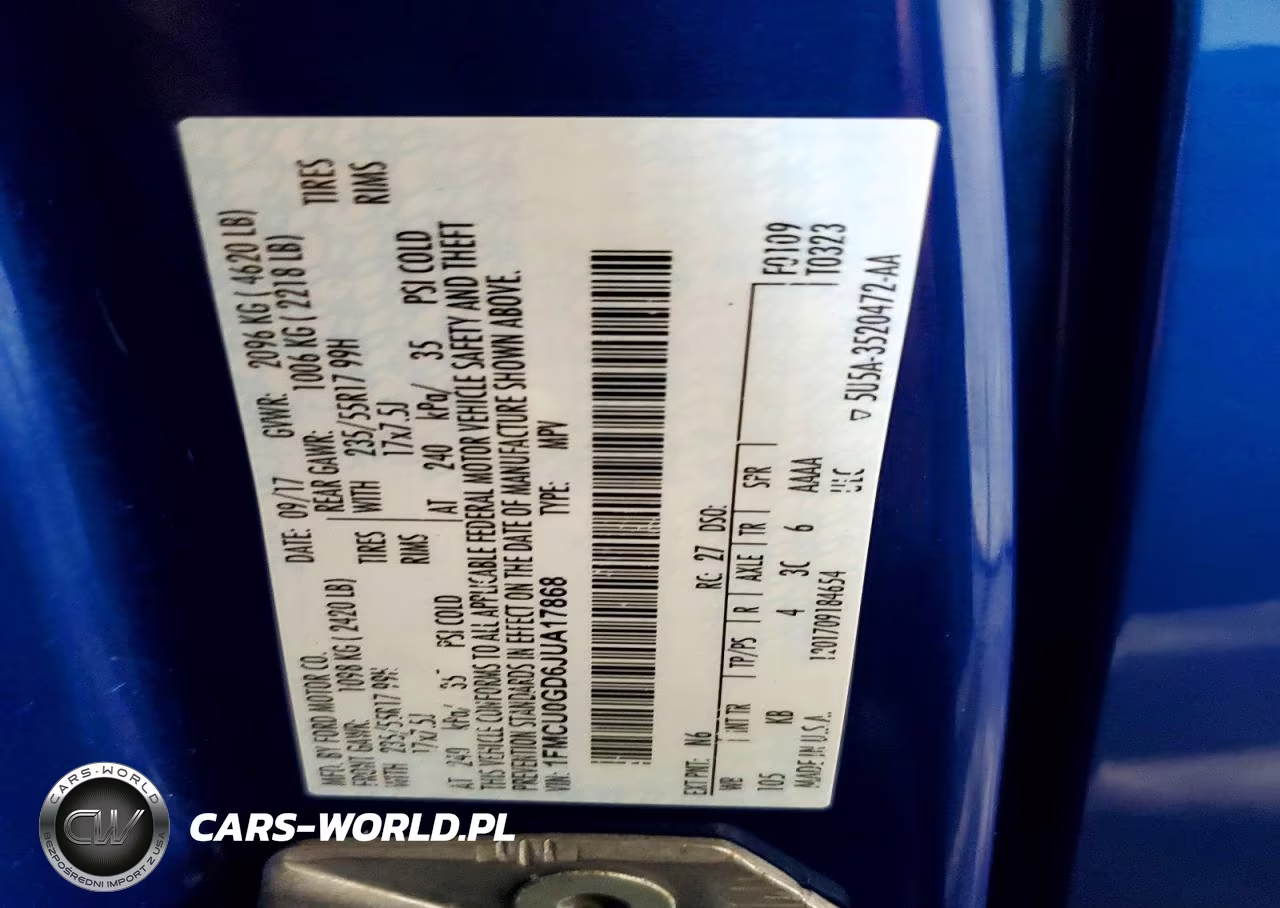 2018 Ford Escape Se VIN:1FMCU0GD6JUA17868 - 13