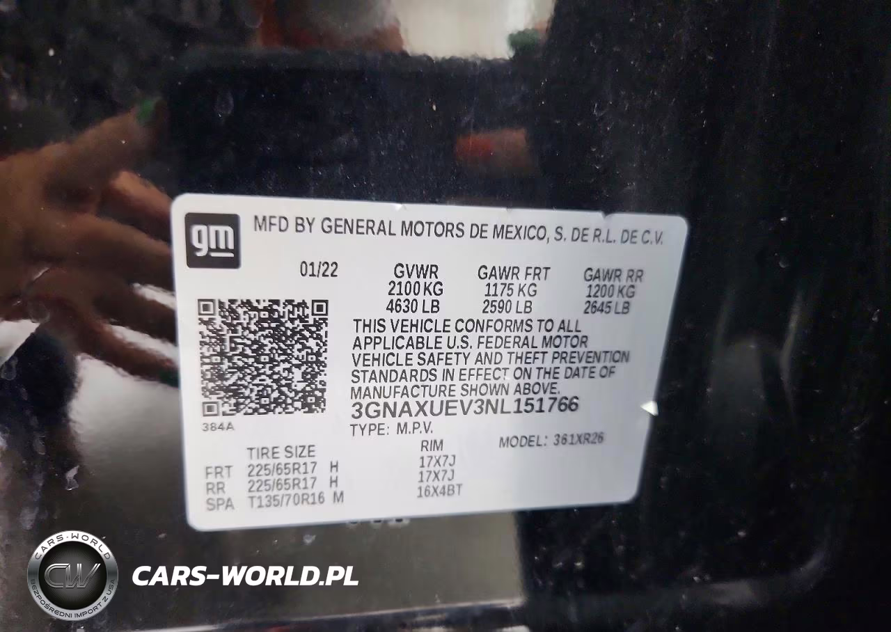 2022 Chevrolet Equinox Lt VIN:3GNAXUEV3NL151766 - 13