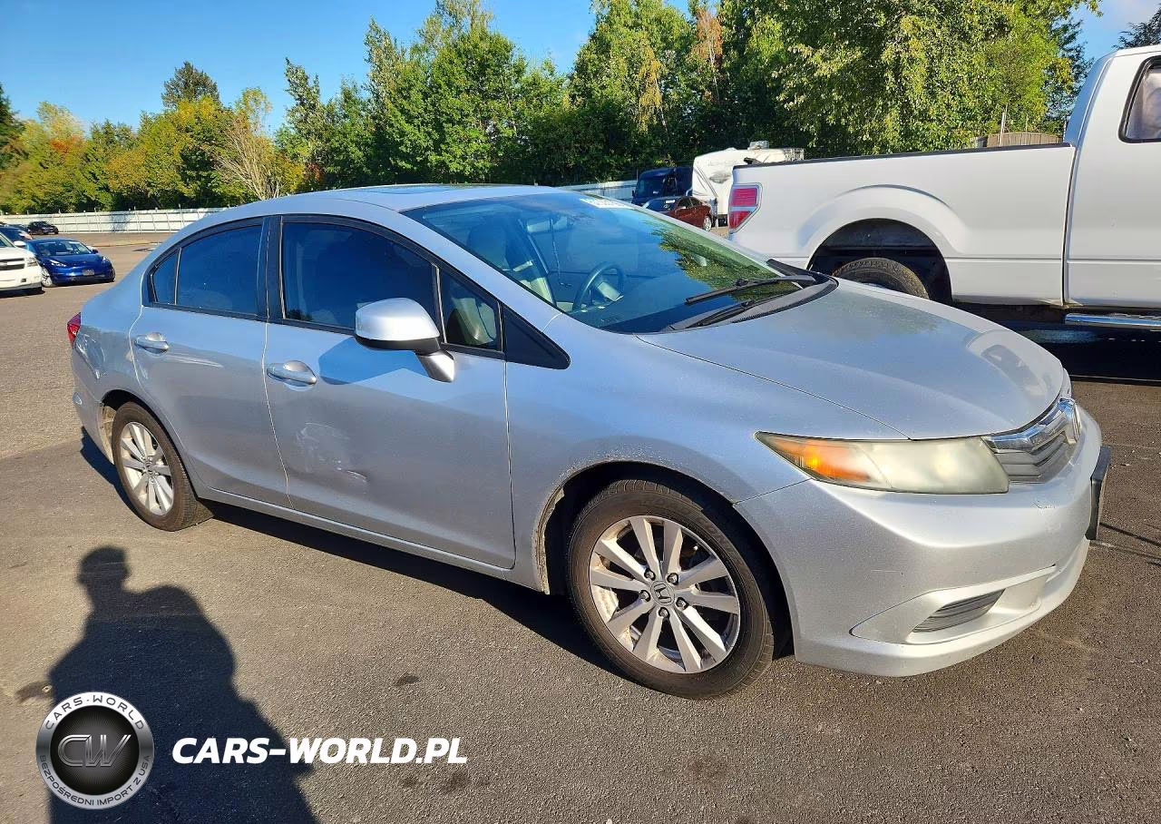 2012 Honda Civic Ex VIN:2HGFB2F85CH312409 - 4