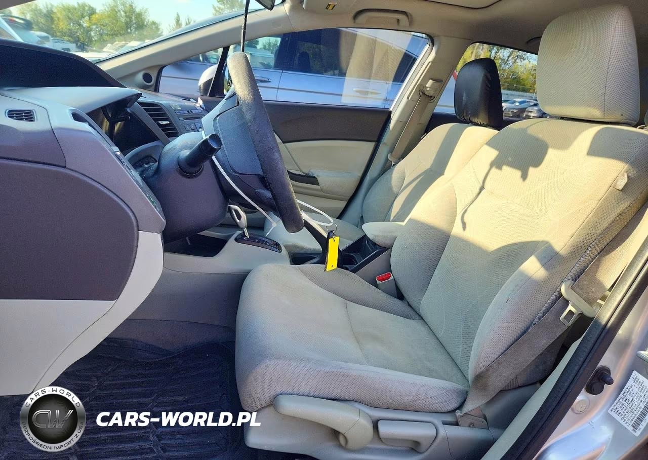 2012 Honda Civic Ex VIN:2HGFB2F85CH312409 - 7
