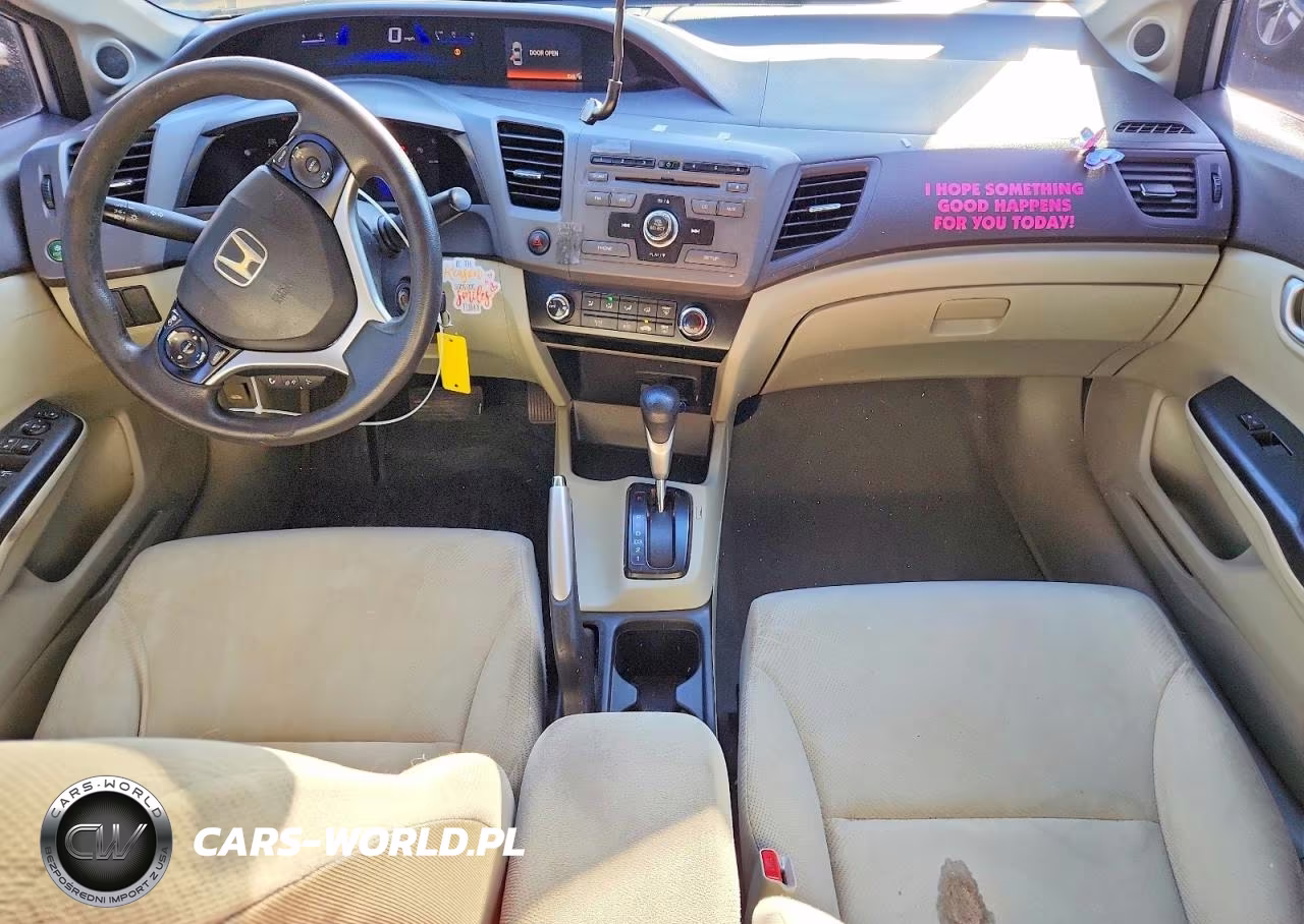 2012 Honda Civic Ex VIN:2HGFB2F85CH312409 - 8