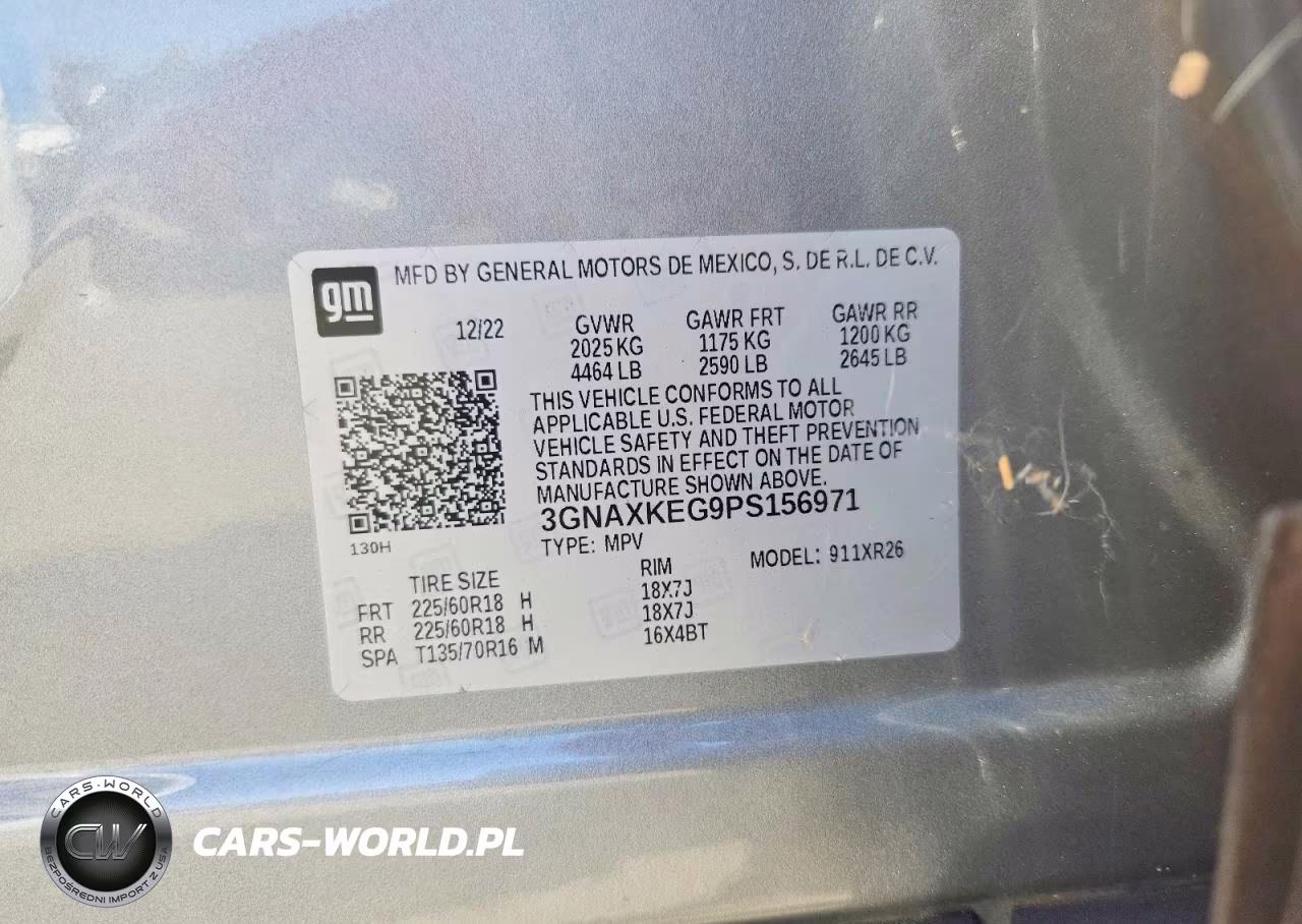 2023 Chevrolet Equinox Lt VIN:3GNAXKEG9PS156971 - 13