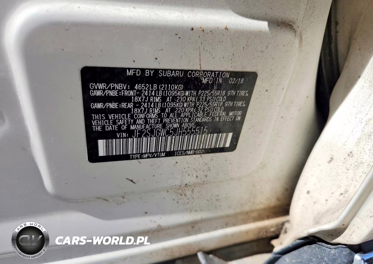 2018 Subaru Forester 2.0Xt Touring VIN:JF2SJGWC5JH555515 - 12