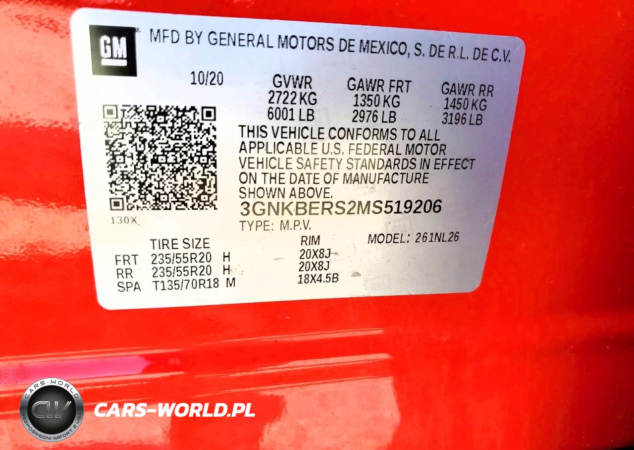 2021 Chevrolet Blazer Rs VIN:3GNKBERS2MS519206 - 13