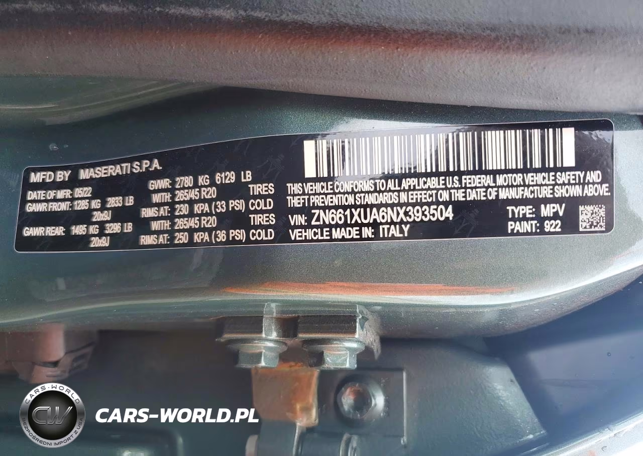 2022 Maserati Levante Base VIN:ZN661XUA6NX393504 - 13