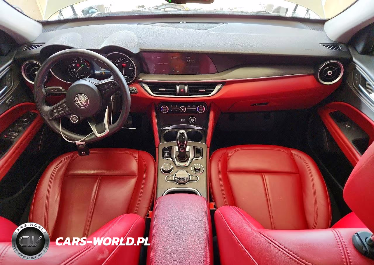 2021 Alfa Romeo Stelvio Ti VIN:ZASPAKBN7M7D13387 - 8