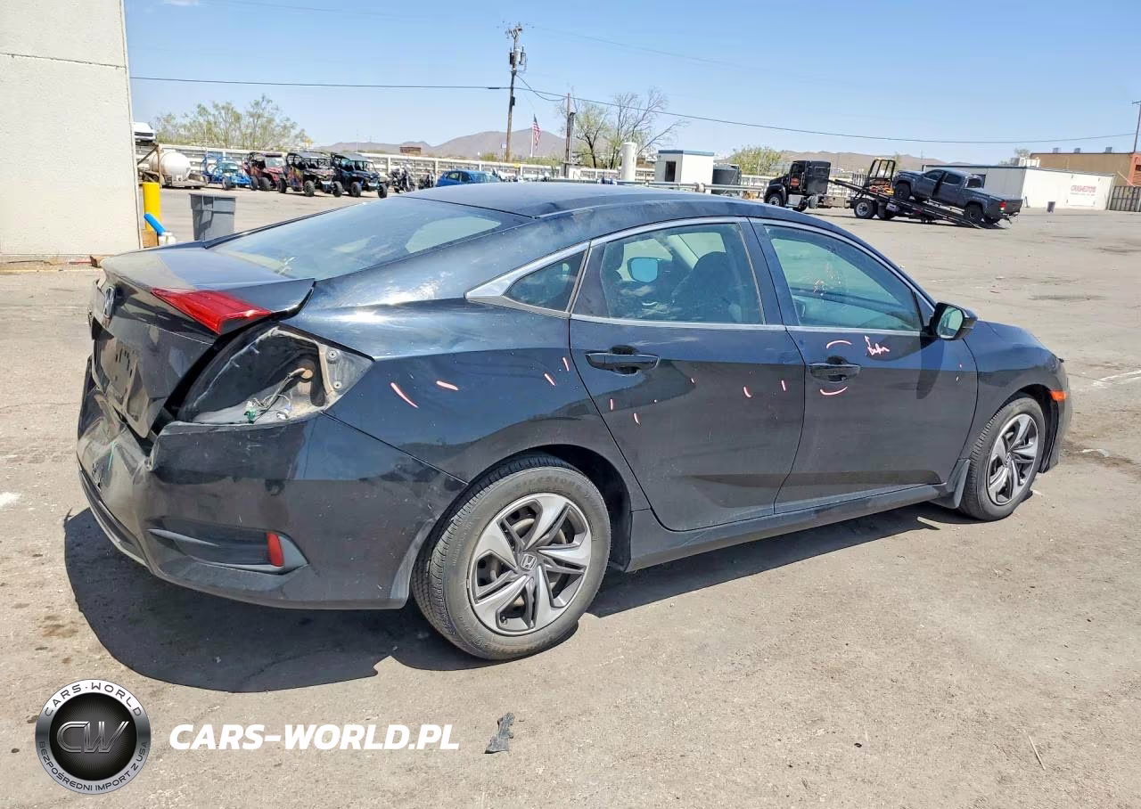 2019 Honda Civic Lx VIN:19XFC2F67KE025299 - 3