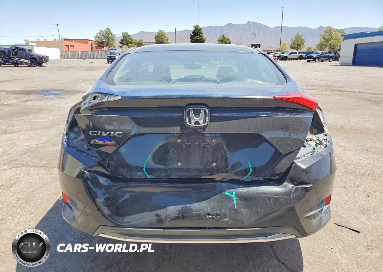 2019 Honda Civic Lx VIN:19XFC2F67KE025299 - 6
