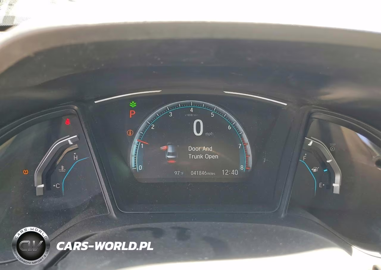2019 Honda Civic Lx VIN:19XFC2F67KE025299 - 9