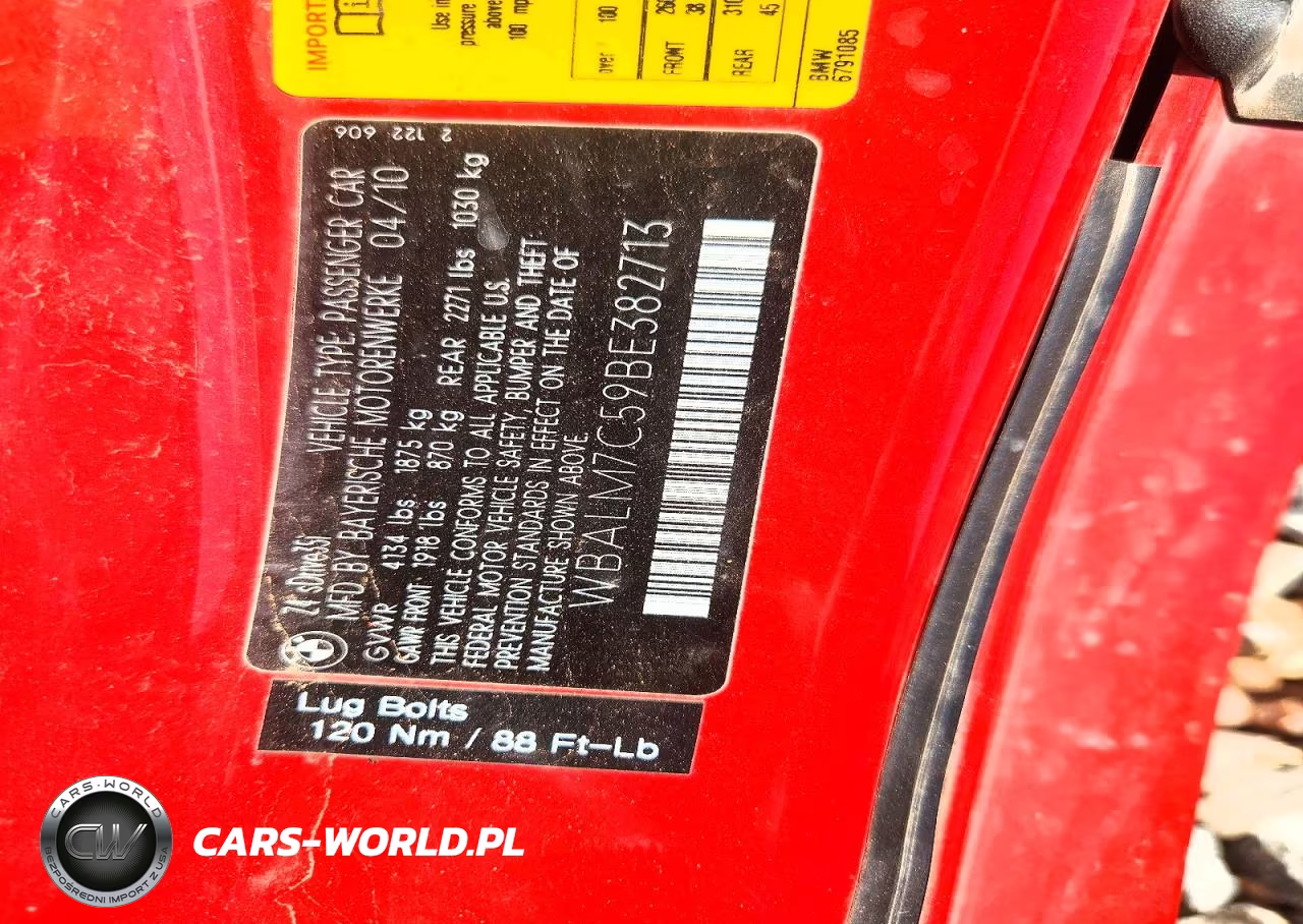 2011 BMW Z4 Sdrive35I VIN:WBALM7C59BE382713 - 12