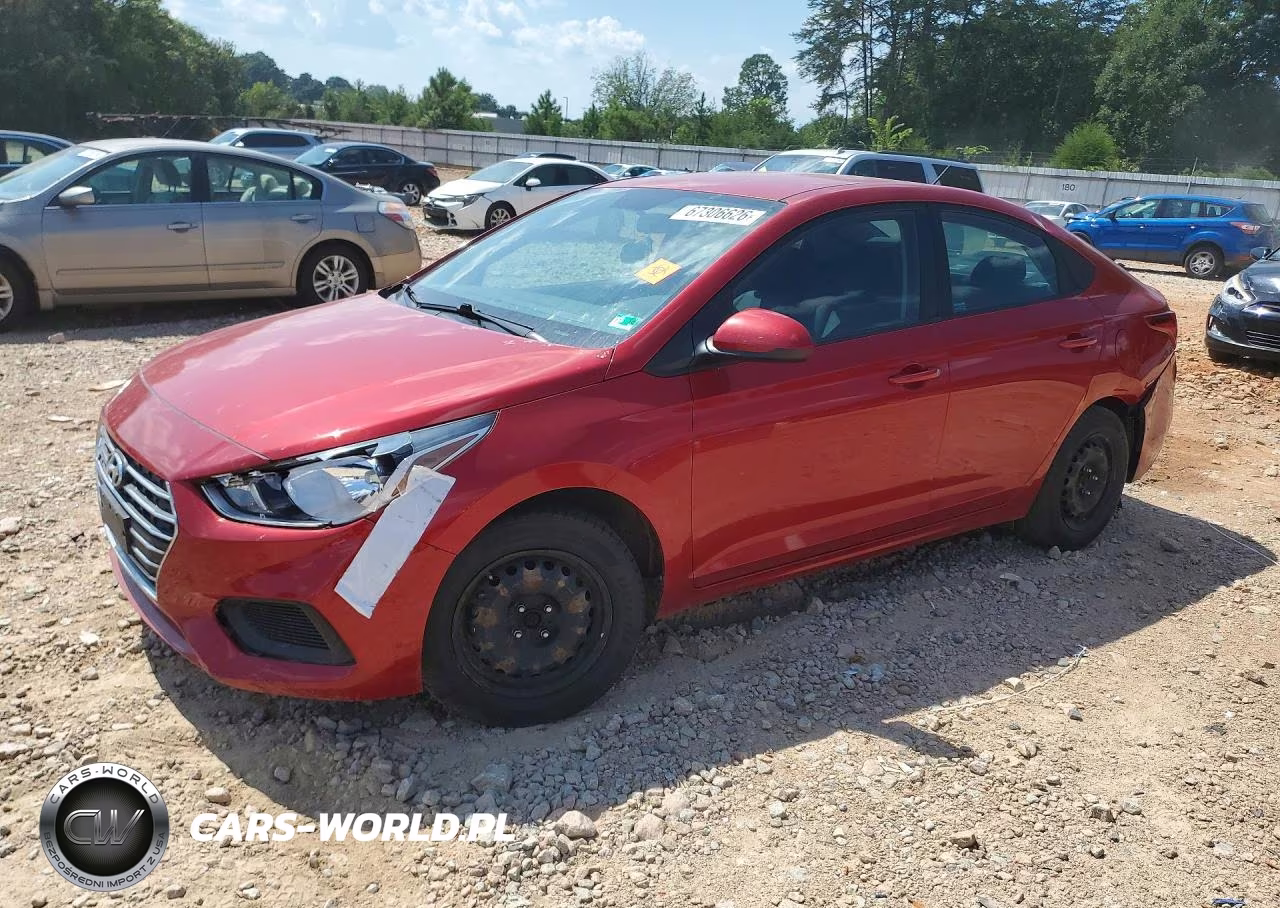 2021 Hyundai Accent Se VIN:3KPC24A63ME131373 - 1