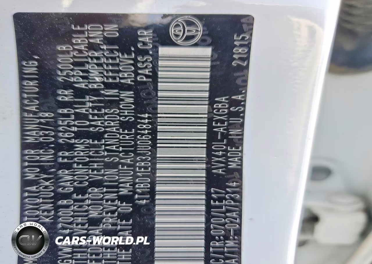 2018 Toyota Avallon VIN:4T1BD1EB3JU064844 - 12
