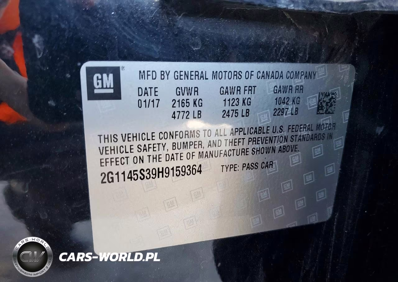 2017 Chevrolet Impala Premier VIN:2G1145S39H9159364 - 12