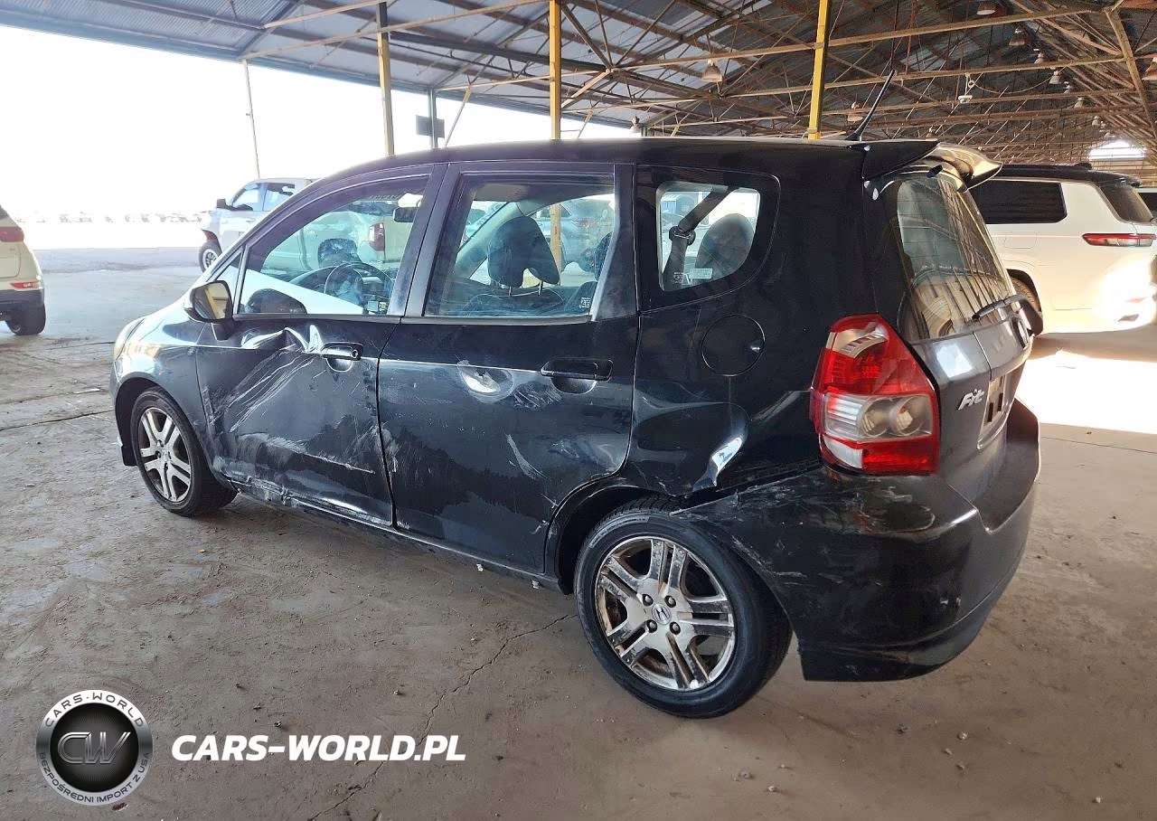 2007 Honda Fit S VIN:JHMGD386X7S050527 - 2