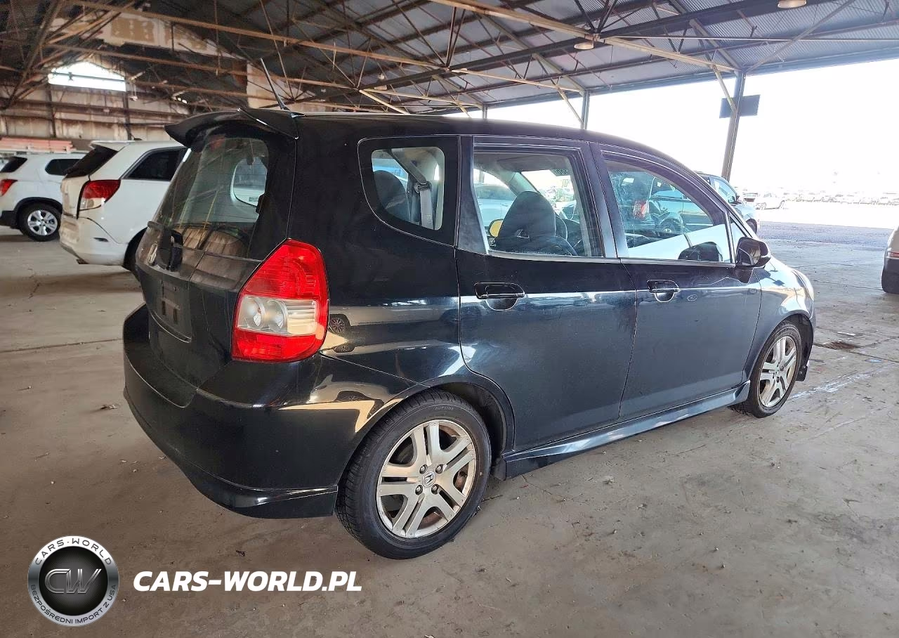 2007 Honda Fit S VIN:JHMGD386X7S050527 - 3