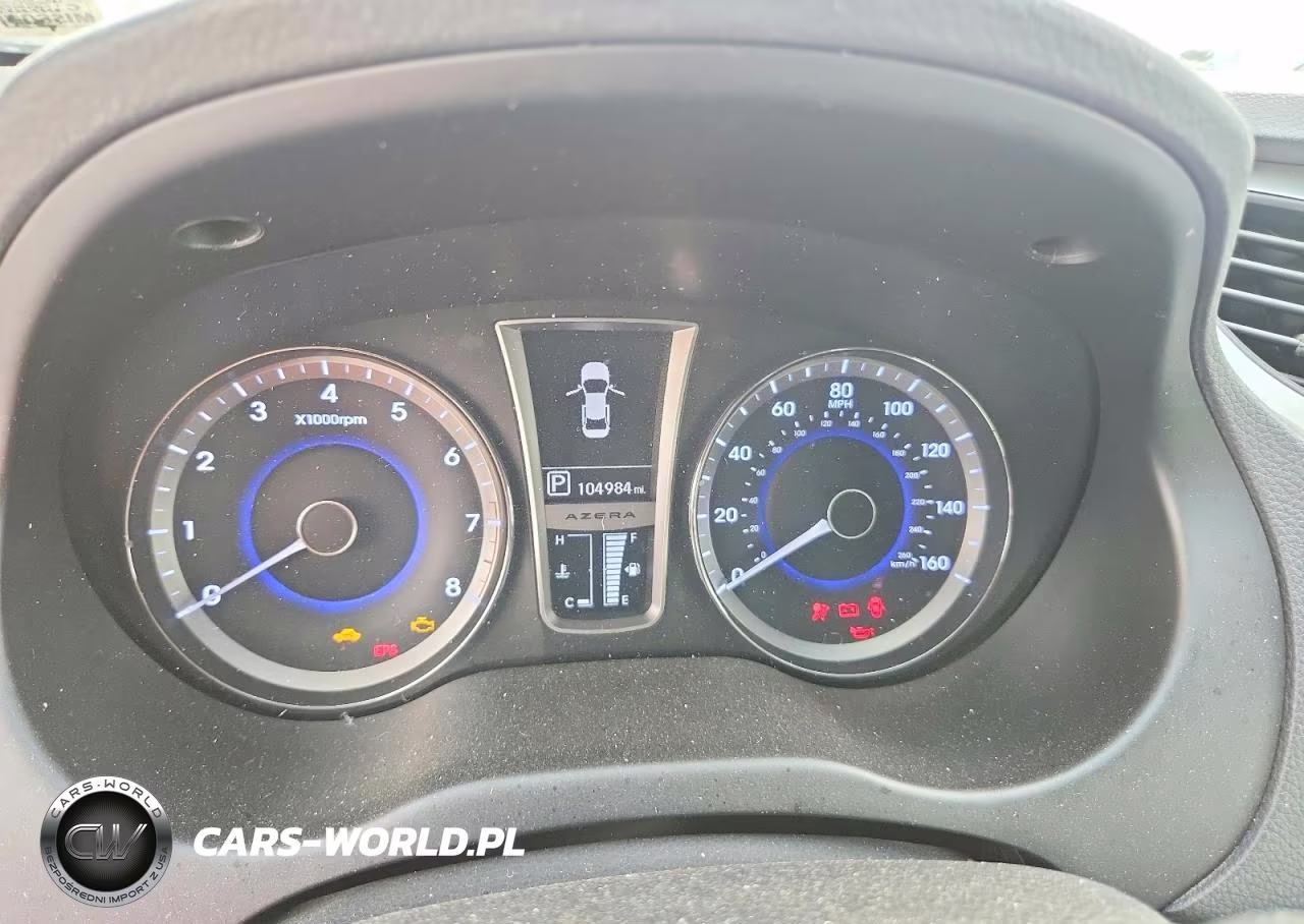 2012 Hyundai Azera Base VIN:KMHFH4JG6CA122524 - 9