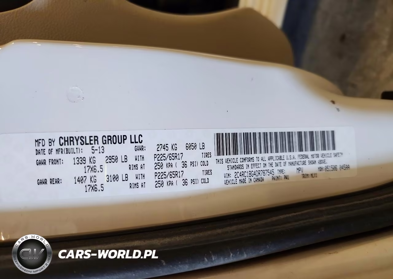 2013 Chrysler Town & Country Touring VIN:2C4RC1BG4DR787545 - 13