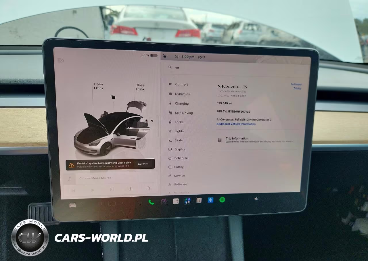2022 Tesla Model 3 VIN:5YJ3E1EB6NF207192 - 9