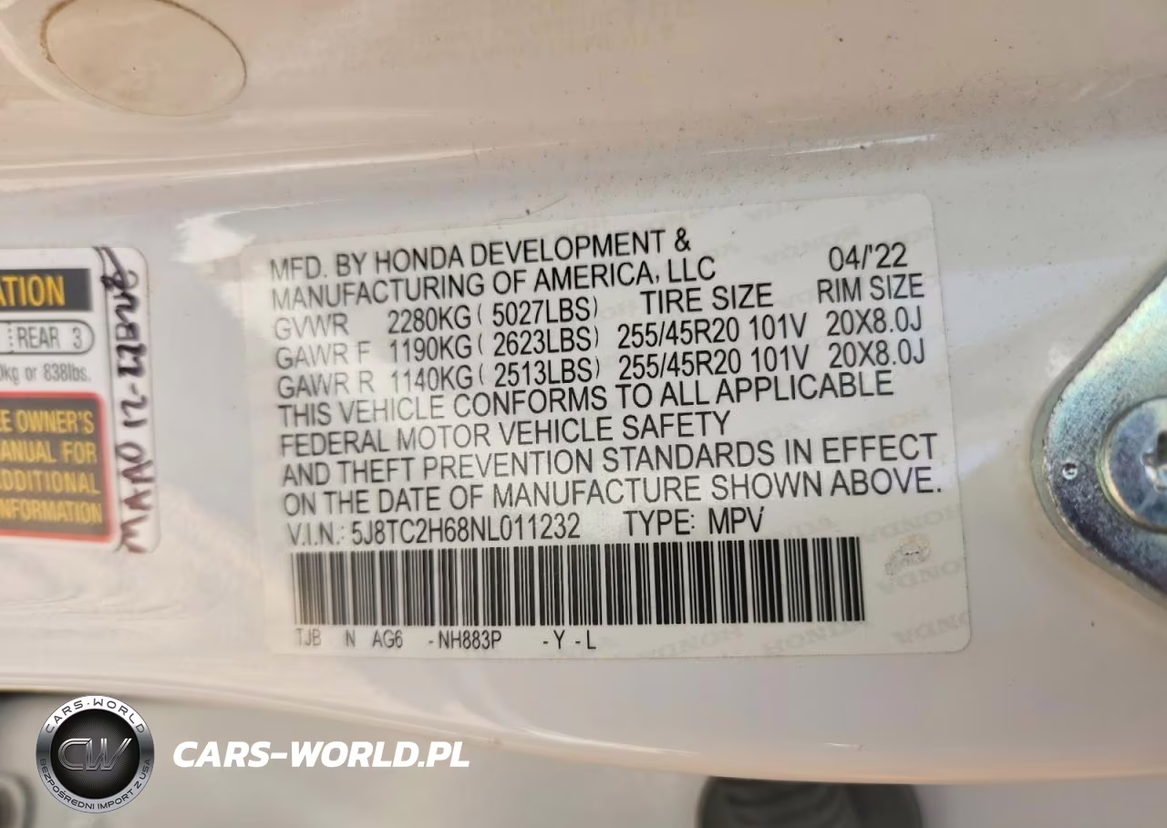2022 Acura Rdx A-Spec VIN:5J8TC2H68NL011232 - 13