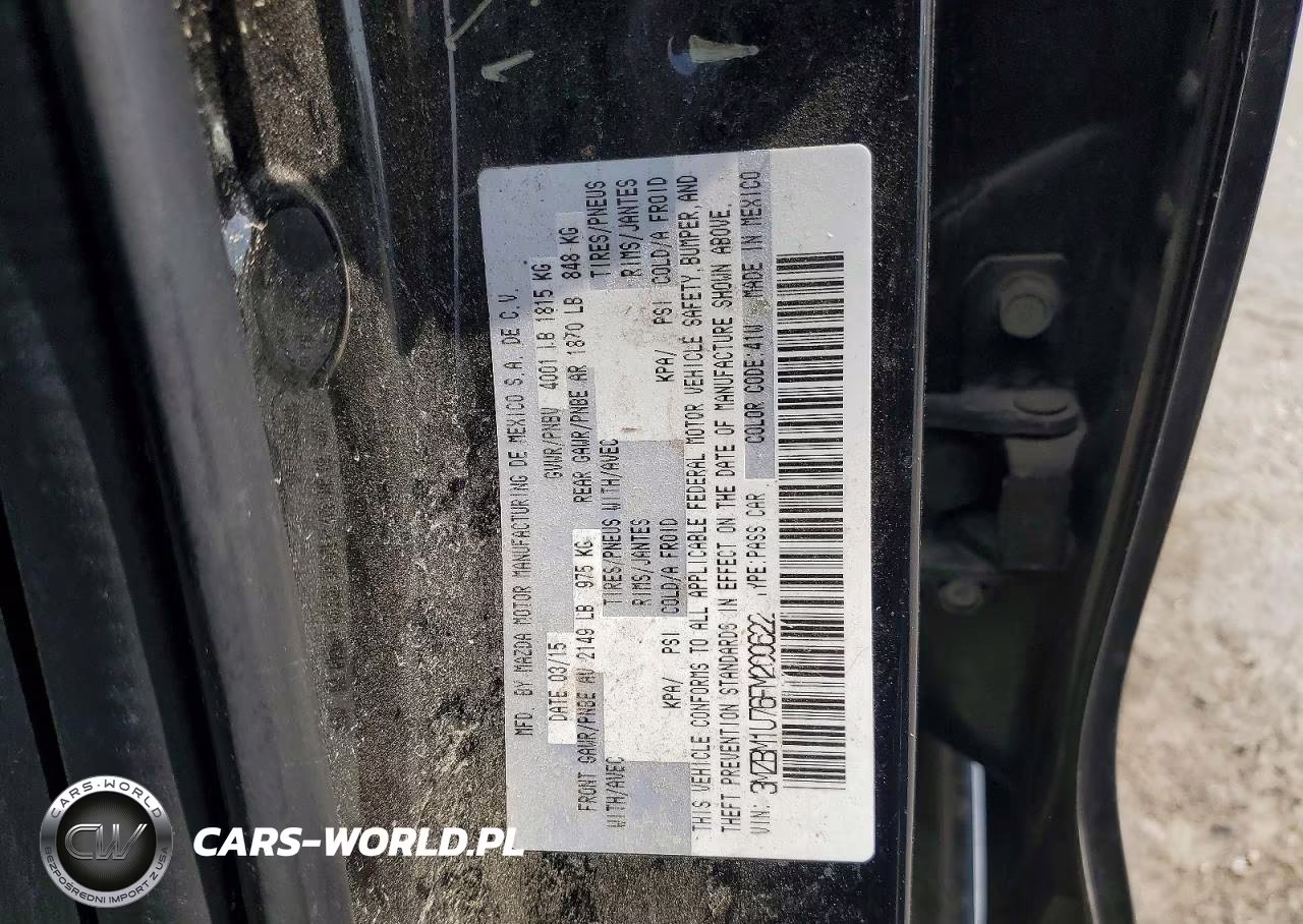 2015 Mazda 3 Sport VIN:3MZBM1U76FM200622 - 12