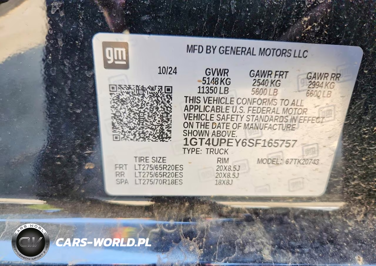 2025 GMC Sierra K2500 At4 VIN:1GT4UPEY6SF165757 - 12