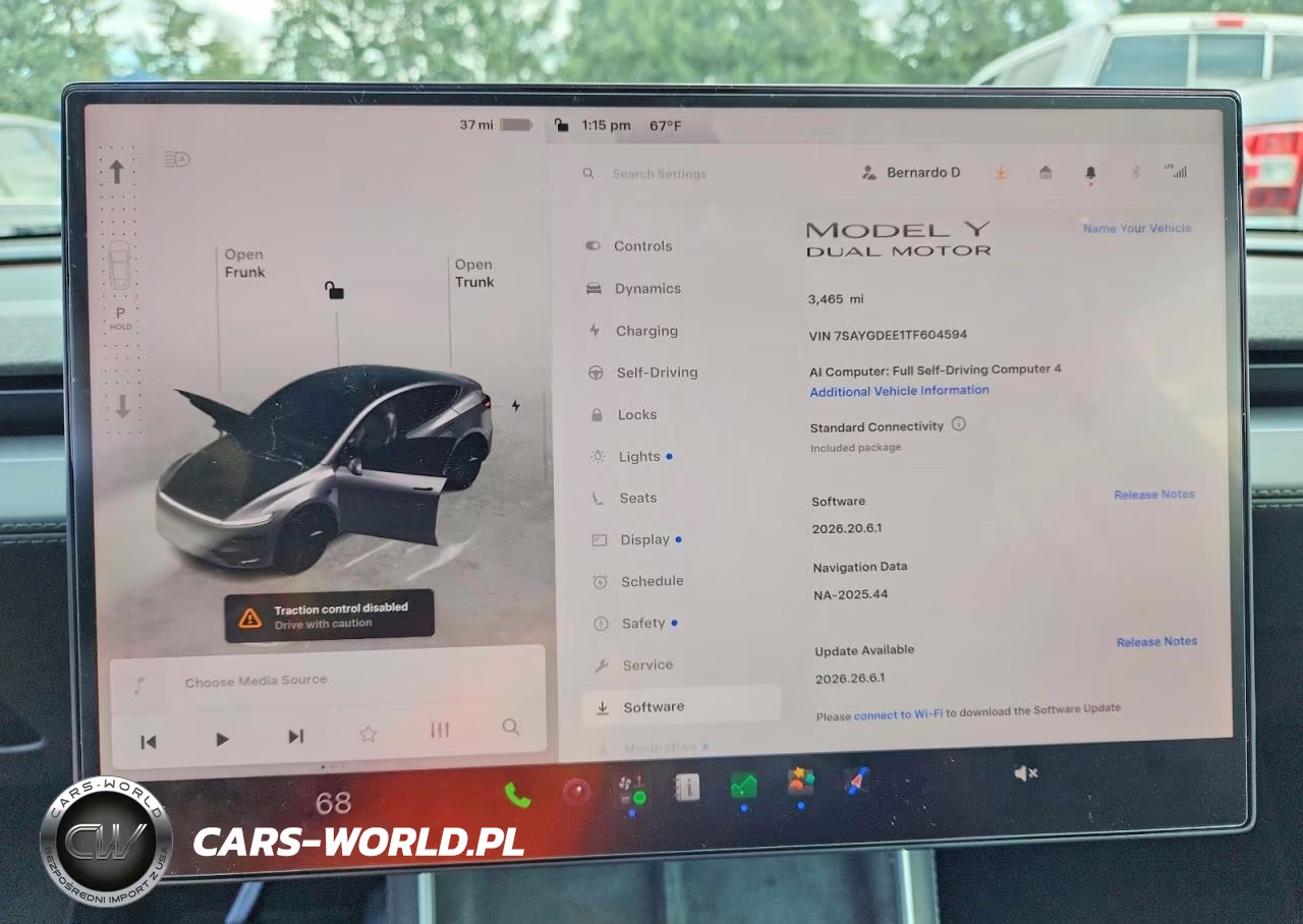 2026 Tesla Model Y VIN:7SAYGDEE1TF604594 - 9