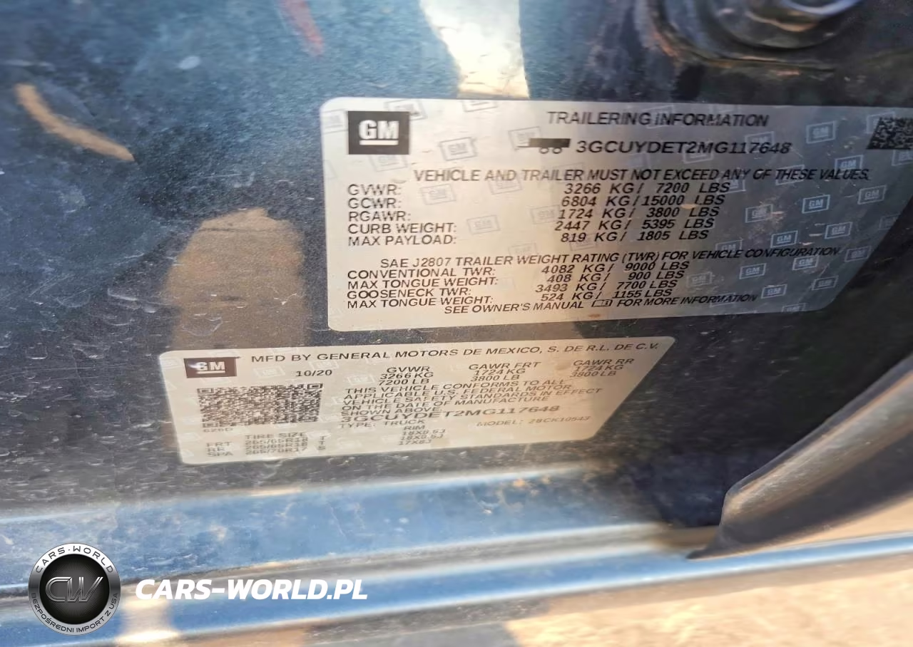 2021 Chevrolet Silverado K1500 Lt VIN:3GCUYDET2MG117648 - 12