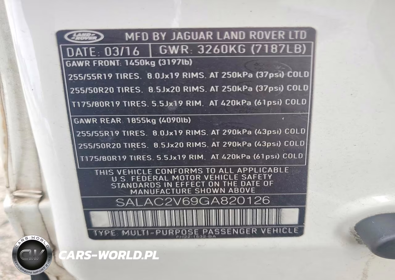 2016 Land Rover Lr4 VIN:SALAC2V69GA820126 - 12