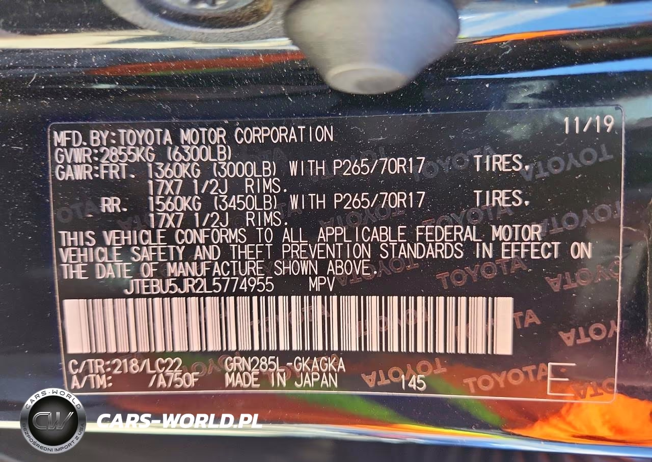 2020 Toyota 4Runner Trd Off-Road Premium VIN:JTEBU5JR2L5774955 - 14