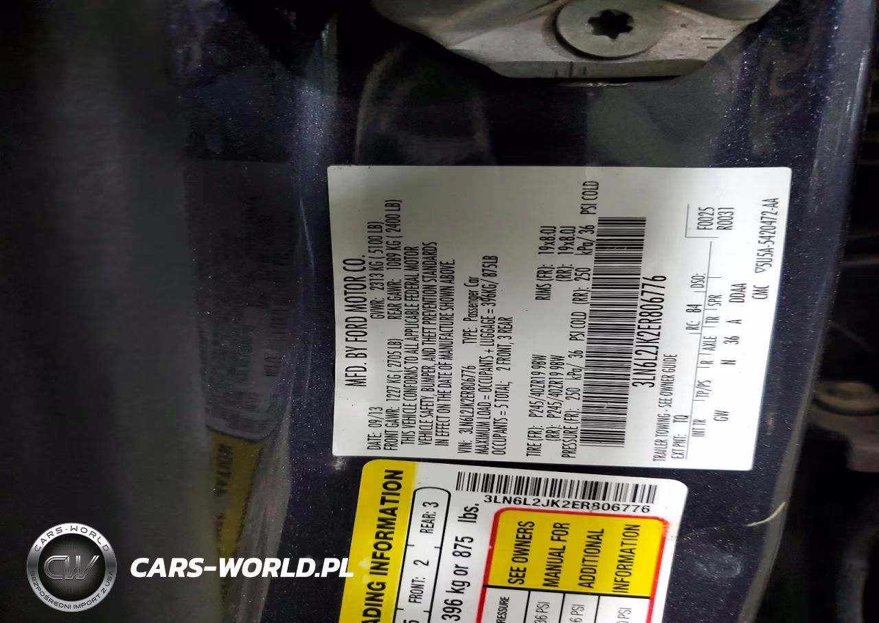 2014 Lincoln Mkz VIN:3LN6L2JK2ER806776 - 13
