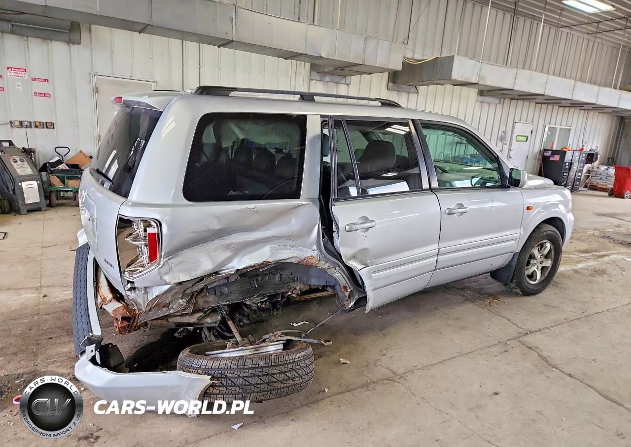 2007 Honda Pilot Exl VIN:5FNYF18547B006824 - 3