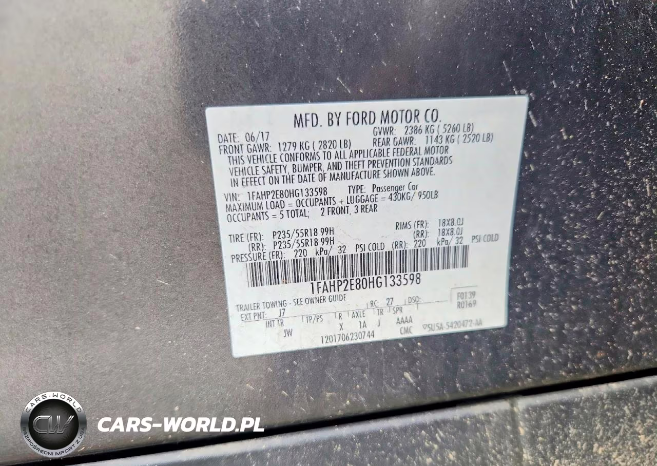 2017 Ford Taurus Sel VIN:1FAHP2E80HG133598 - 12