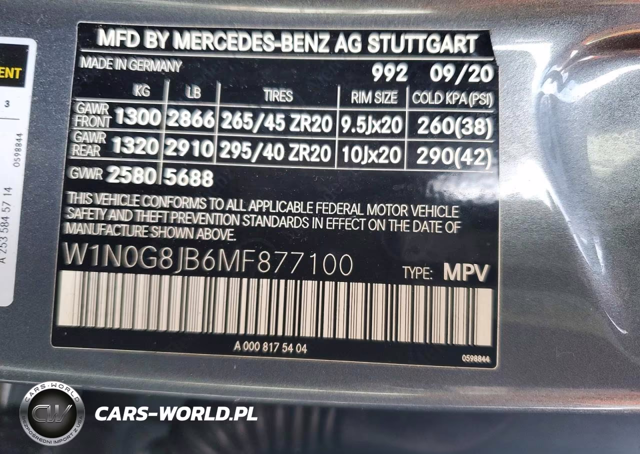 2021 Mercedes-Benz Glc 63 4Matic Amg VIN:W1N0G8JB6MF877100 - 13
