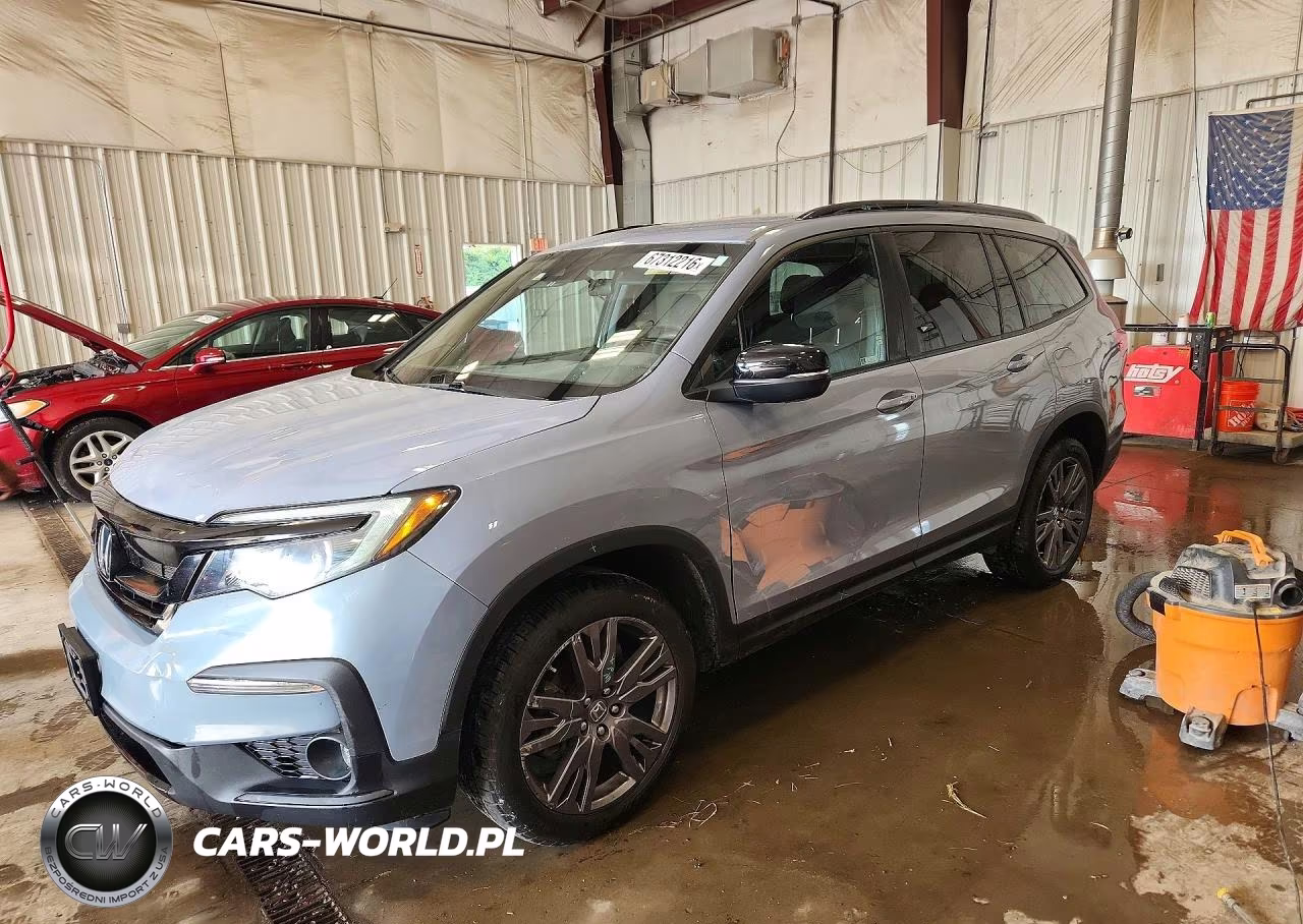 2022 Honda Pilot Sport VIN:5FNYF6H30NB018977 - 1
