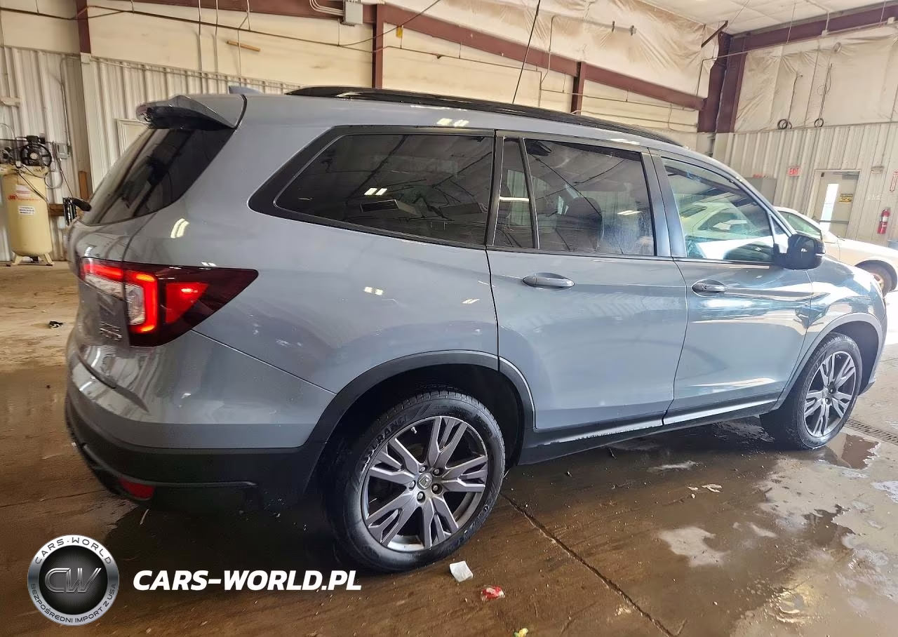 2022 Honda Pilot Sport VIN:5FNYF6H30NB018977 - 3