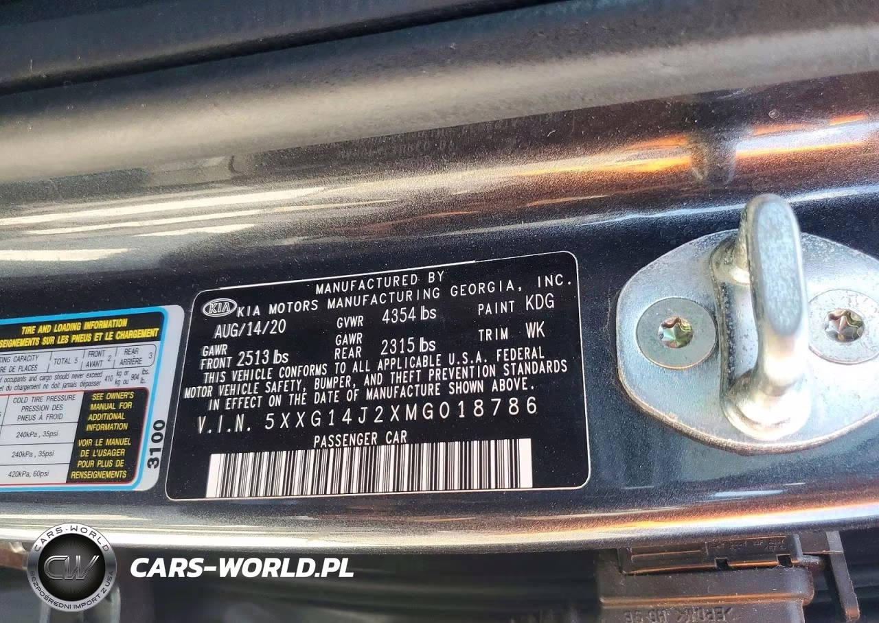 2021 Kia K5 Lxs VIN:5XXG14J2XMG018786 - 12